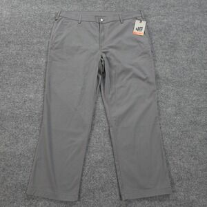 40 Grit Pants Mens 42x30 Gray Flex Twill Carpenter Workwear Duluth Trading NEW